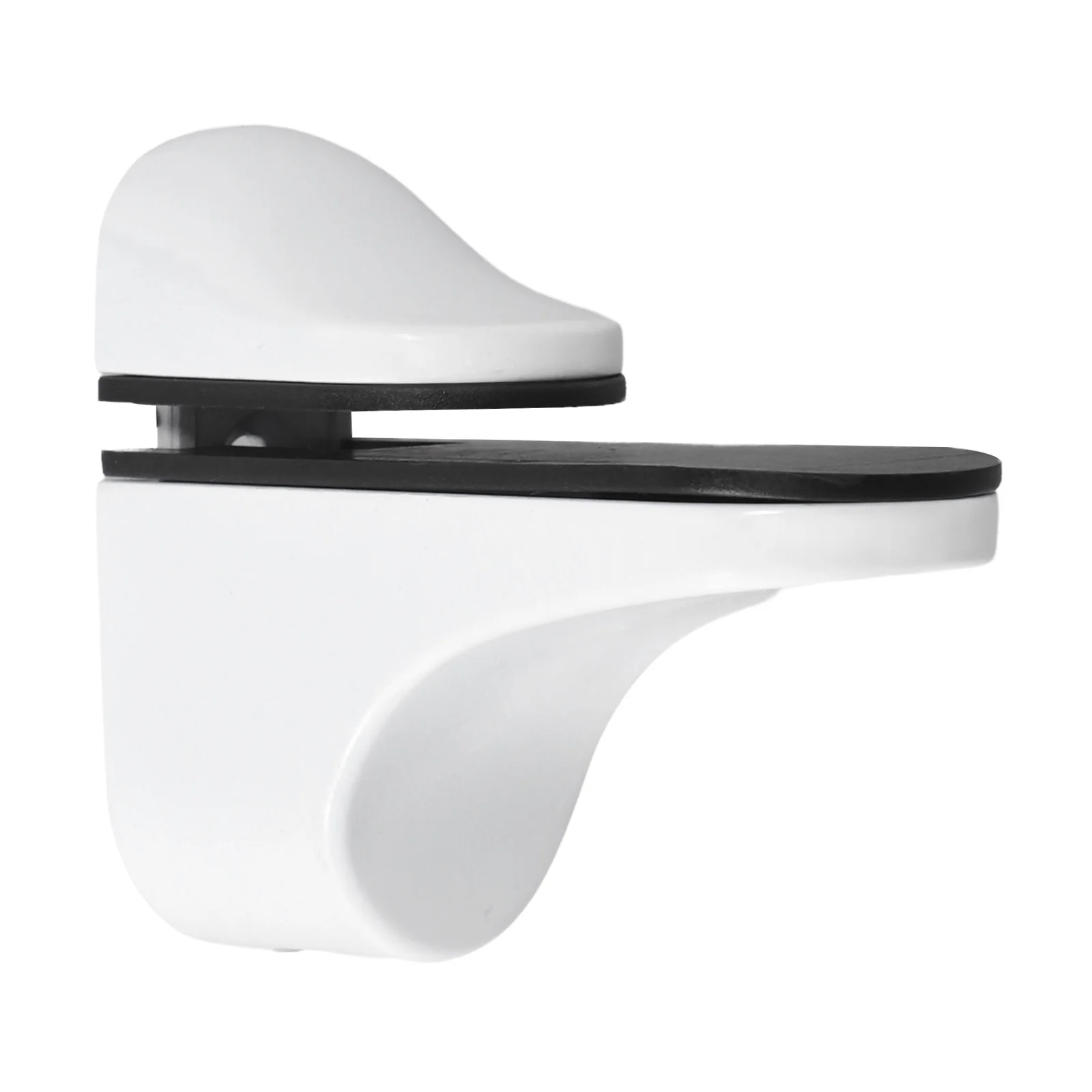 سبائك الزنك قابل للتعديل الزجاج المشابك الزجاج الجرف حامل دعم قوس سبائك الكروم حامل الرف كتيفة زجاجية الساتان لامع #1