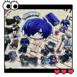 Anime Figure Yūki Makoto Cosplay Cute Acrylic Stand Model Desktop Plate Desk Decor Fans Gifts New Costume Change Stands