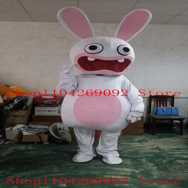 

Bunny Mascot Costume Cartoon Rabbit Mascotter Birthday Anime Animal Paradise Cosplay Costumes Character Party Maskote Carnival