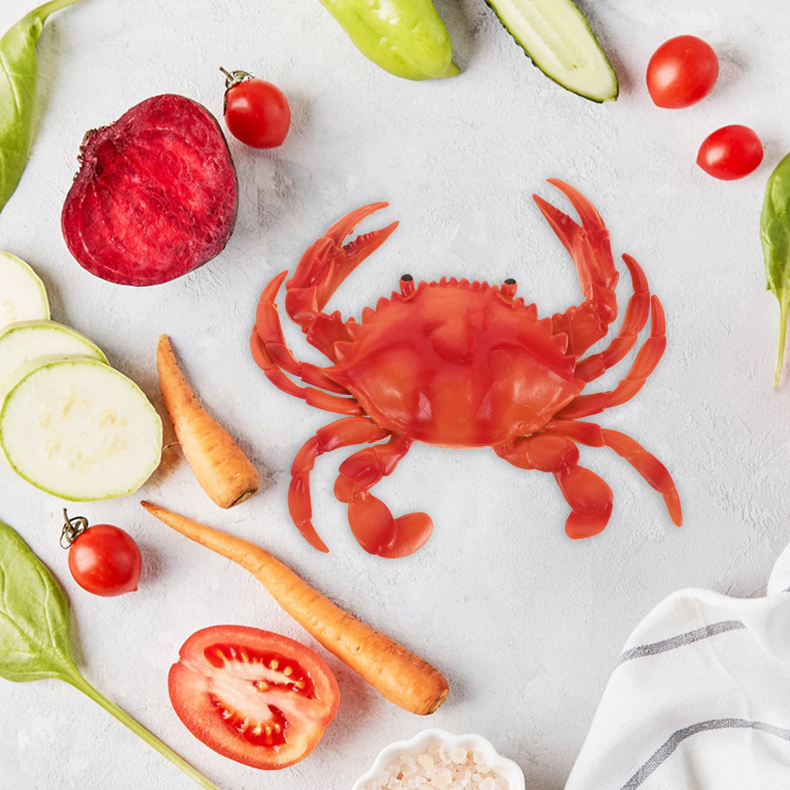 

Imitation Crab Ornaments Realistic Marine Animal Models Photography Props Decorative Garden Accessories Sea Simulation Crabs