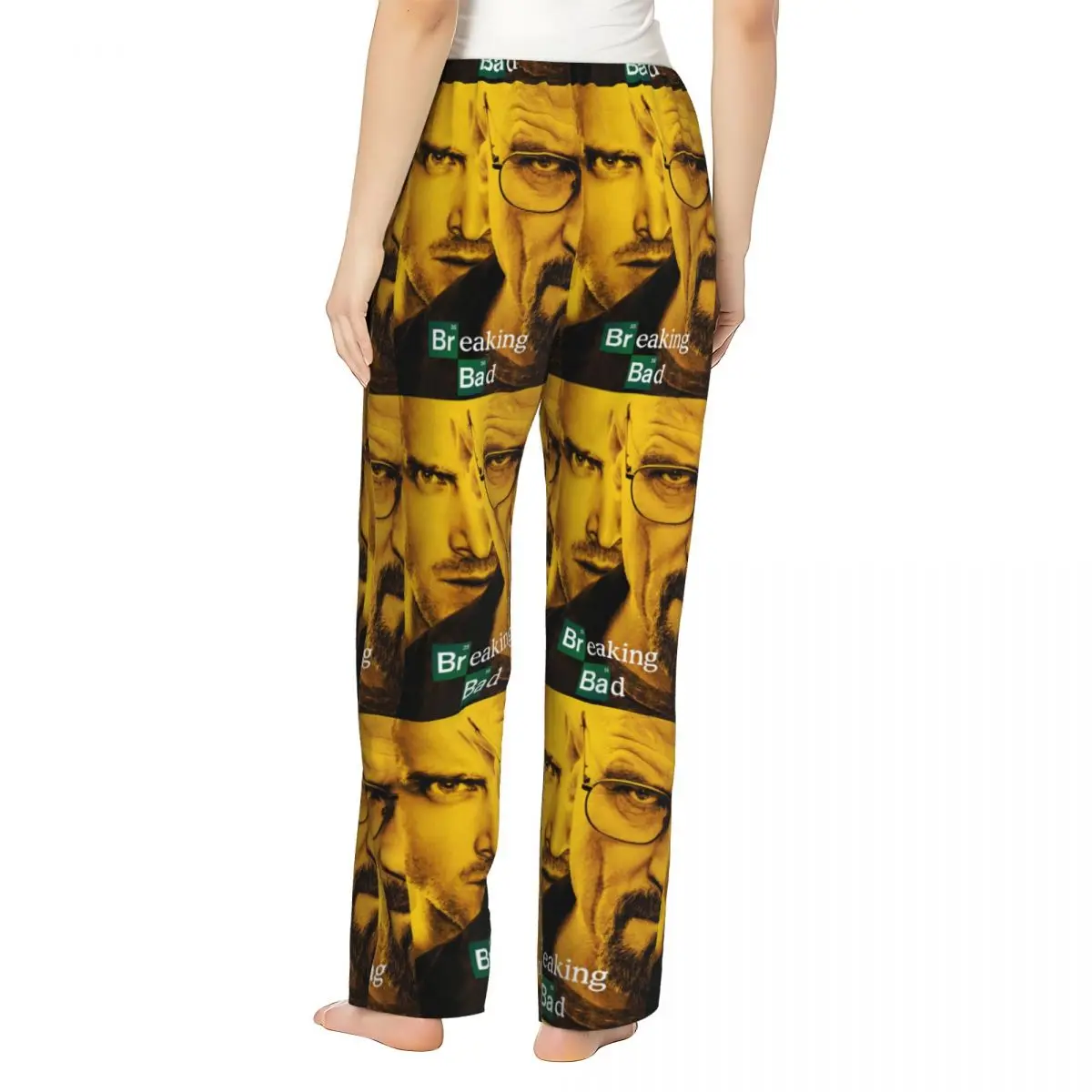 Breaking Bad Chemical Crime Women's Loungewear pants Stretch Walter White Jesse Pinkman Pyjama Pants Home Pajama Bottoms view 3