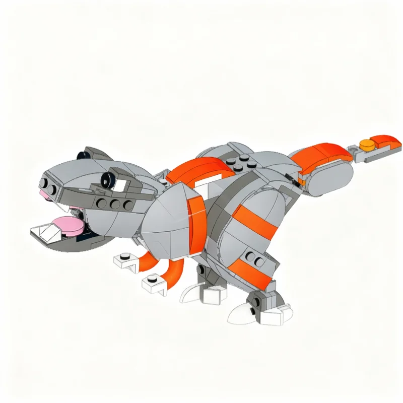 

264pcs MOC T Rex Creator 3 1 Model Building Blocks Construction Toy Christmas Gifts DIY Creative Idea Education Assemble Brick
