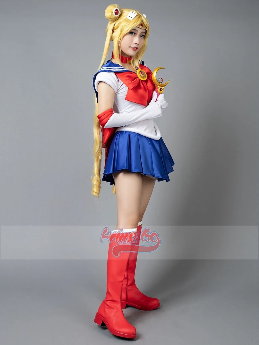 Tsukino Usagi Serena Cosplay Traje para Crianças e Adultos, Anime Traje de Marinheiro, Uniforme, mp000139