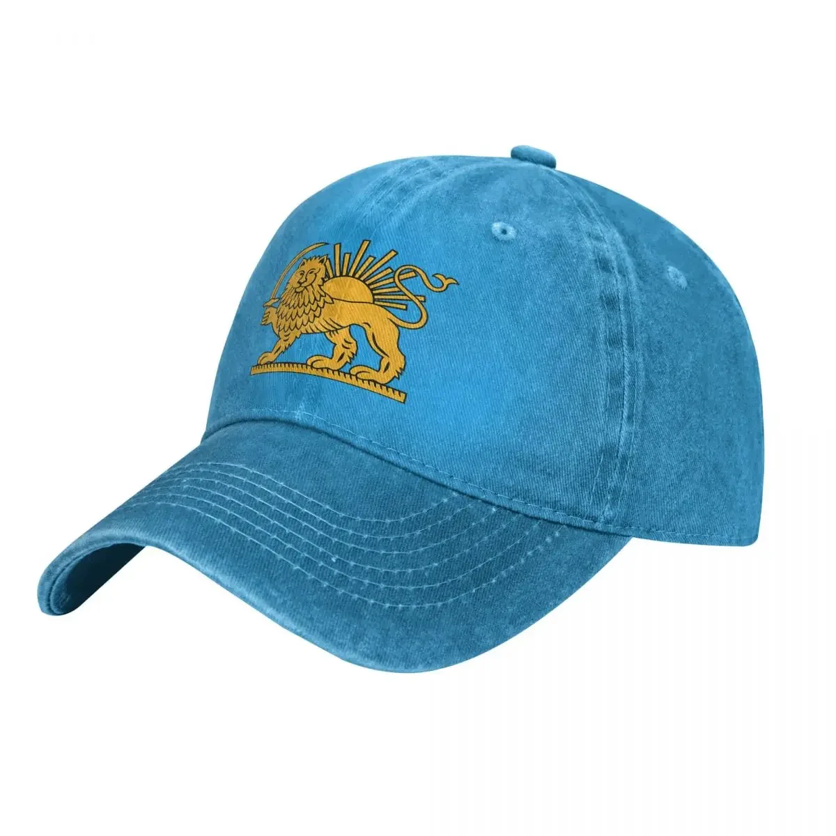 Summer Cap Sun Visor Iranian Lion And Sun Symbol Persia Hip Hop Caps National Flag Cowboy Hat Peaked Hats