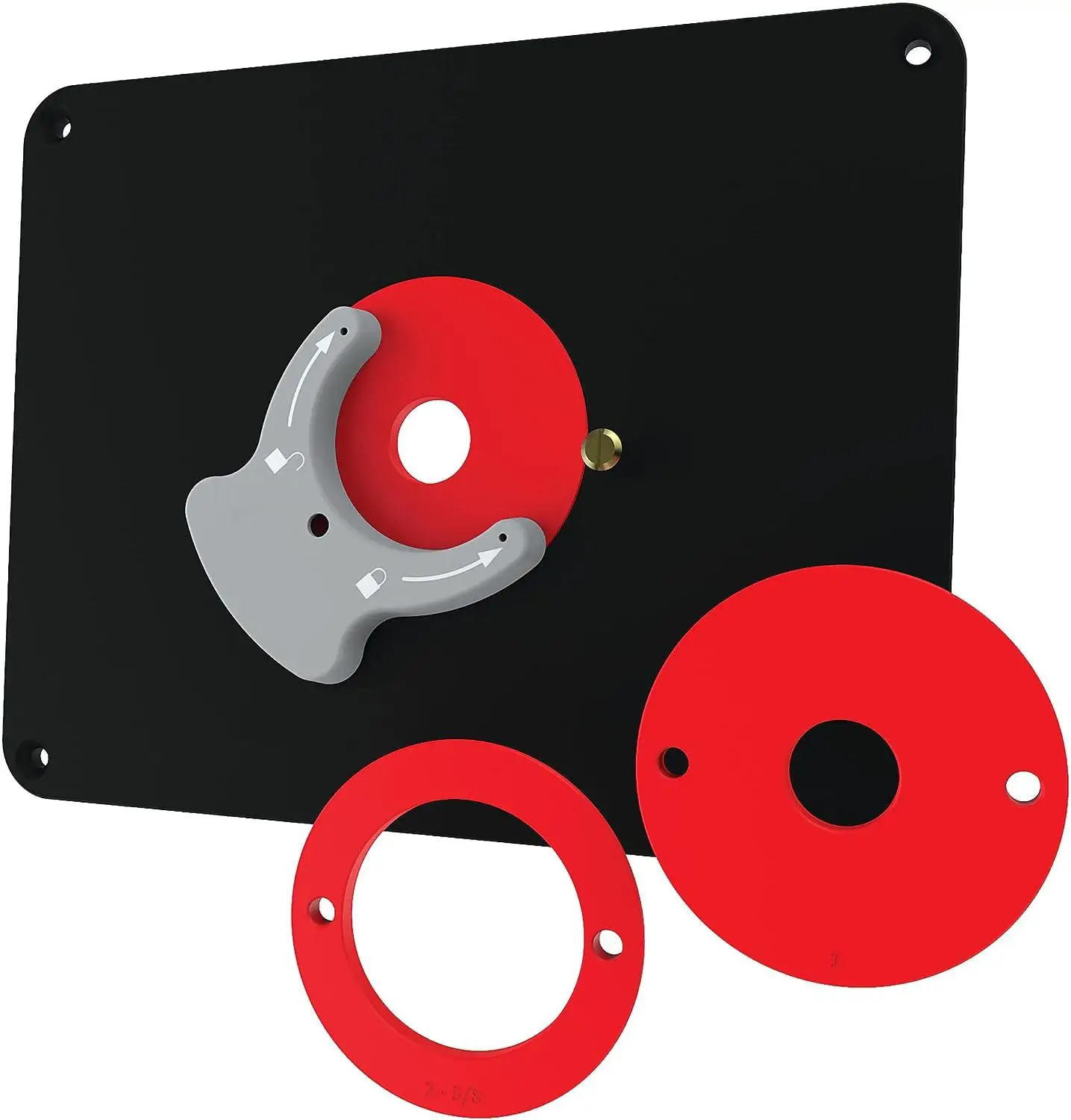 

AP01 For Precision Router Table Insert Plate w/ Level-Loc Rings For Porter-Cable PRS4036