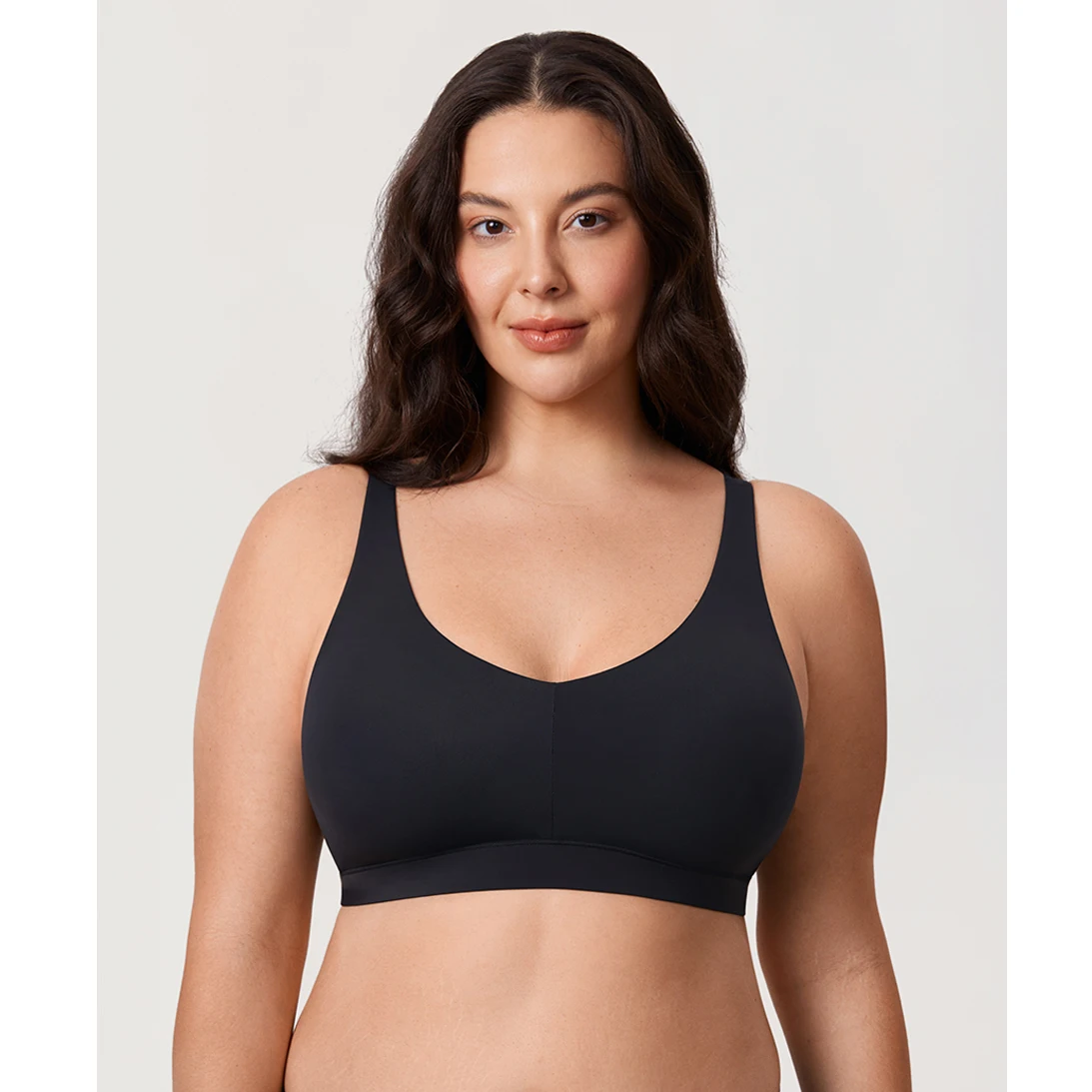 Women's Seamless Bra Full Coverage Bralette Plus Size No Underwire Lightly Padded T Shirt Bras