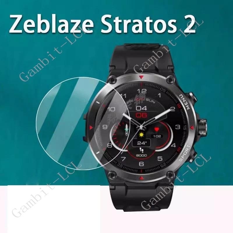 9H Original Smartwatch Hard Tempered Glass For Zeblaze Stratos 2 GPS Smart Watch 1.3