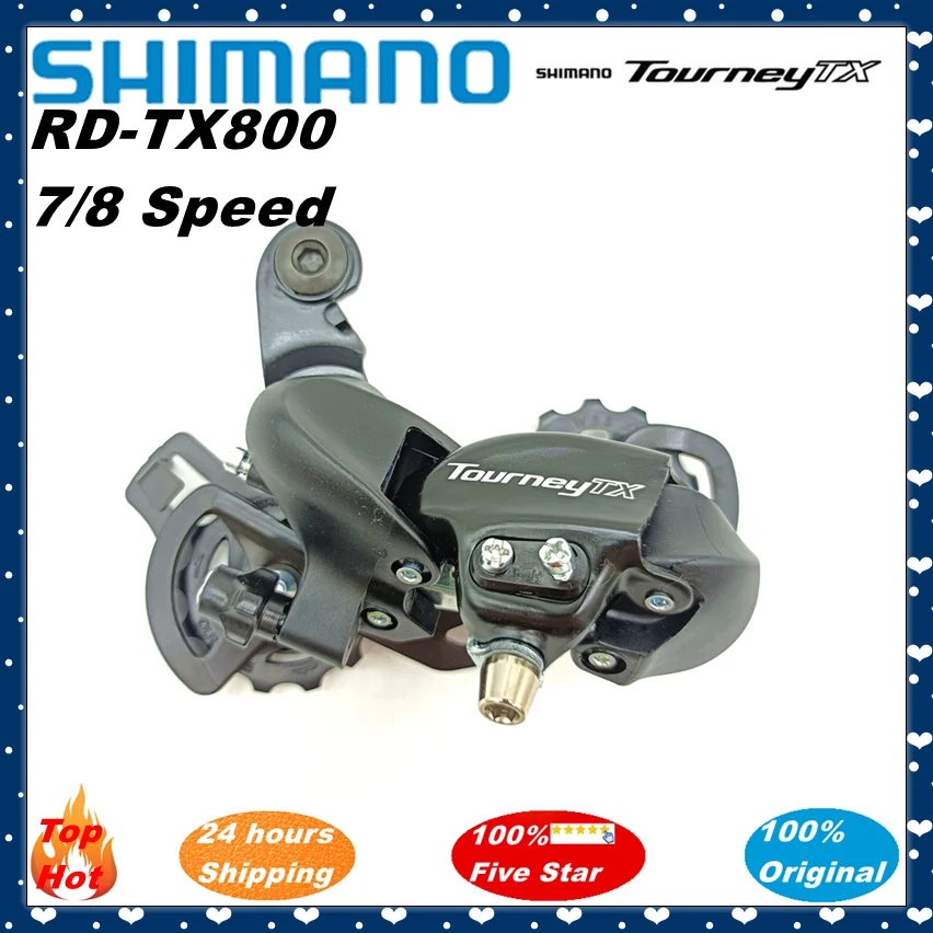 SHIMANO TX800 Rear Derailleur 8 Speed Tourney TX MTB Mountain Bike Bicycle Parts Shift Original Genuine RD-TX800SGS