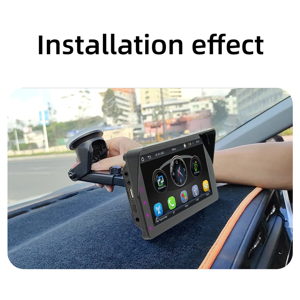 

Suction Cup 7 Inch Screen Car MP5 Player Multi-Purpose Easy Connected Player For Car Auto SUV