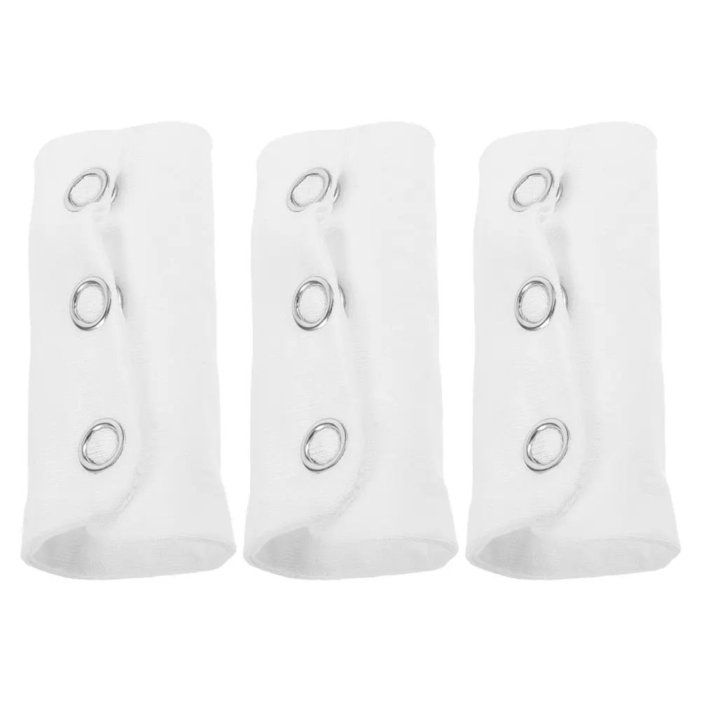 

3 Pcs Baby Bodysuit Extender Khaki White Snap Extension Soft Cotton Toddler Child Long Pants Crawlwear Breathable
