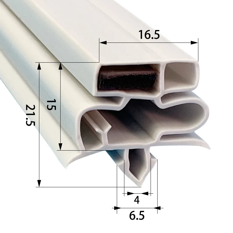011 Freezer Door Seal Magnetic Rubber Gasket Universal Thickened Leak Proof Cold Retention for Household Commercial