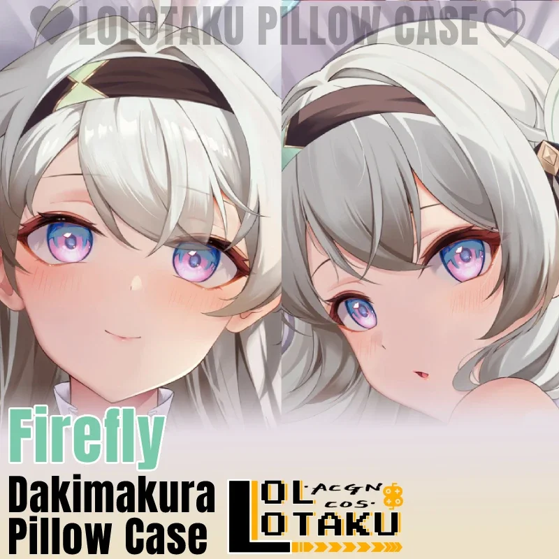 

Firefly Dakimakura Honkai Star Rail Game Сексуальная наволочка для обнимания всего тела Наволочка для подушки Домашнее постельное белье Декор Подарок