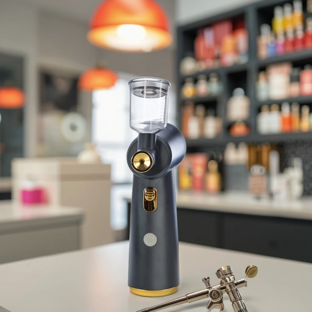 

All-in-One Wireless Charging Airbrush Kit for Salon Hair Coloring Beauty and Makeup for Barberspray Cake Airbrush