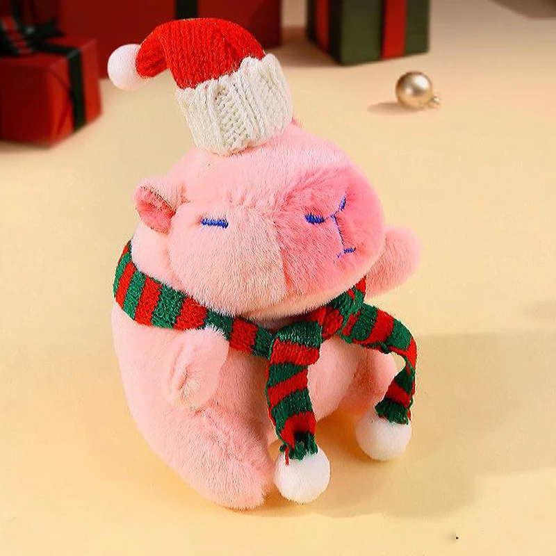 Cute Bubble Capybara Plush Toy Doll Keychain Doll Pendant Car Ornaments