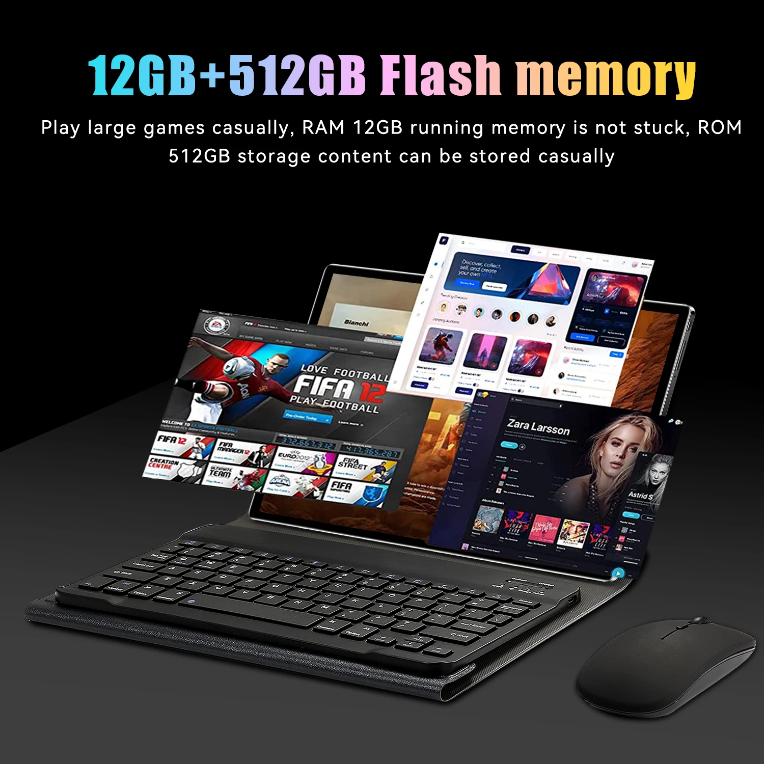 2025 nuevo Pad 6 Pro, 12Gb 512Gb, cámara dual HD de 24Mp 48Mp, 10,1 pulgadas, tarjeta enchufable Netcom completa 5G
