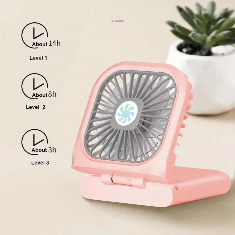 iHoven Portable Mini Fan USB Rechargeable Power Bank Handheld Desk Adjustable Air Cooler Office Outdoor Travel Mini fan handheld