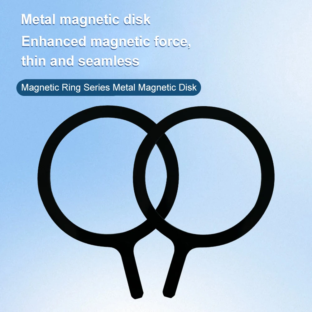 휴대폰 마그네틱 무선 충전기 금속판, 범용 자석 링 스티커, 아이폰 15, 14, 13, 12 프로 맥스