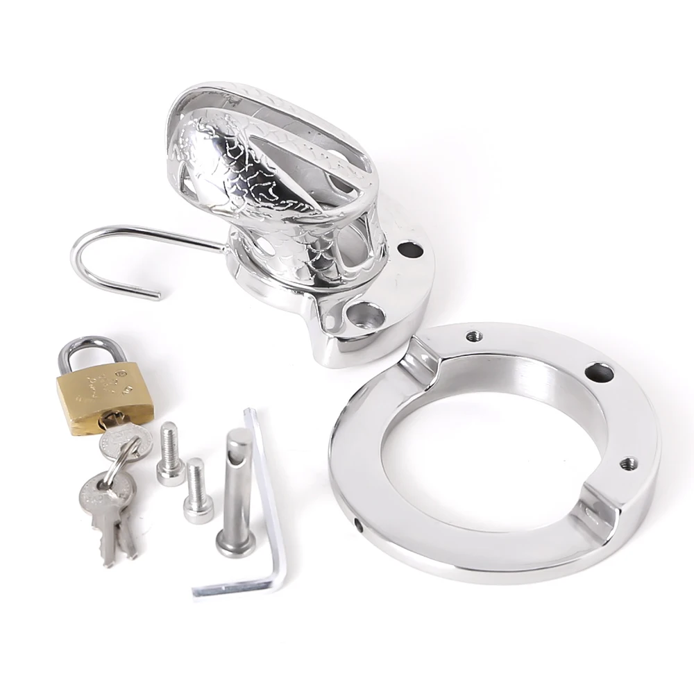 2-in-1 Metalen Cock Cage Kuisheid Met Urethrale Buis Balzakstretcher Mannen Testikels Bondage Rvs penis Ring Bdsm Seksspeeltjes