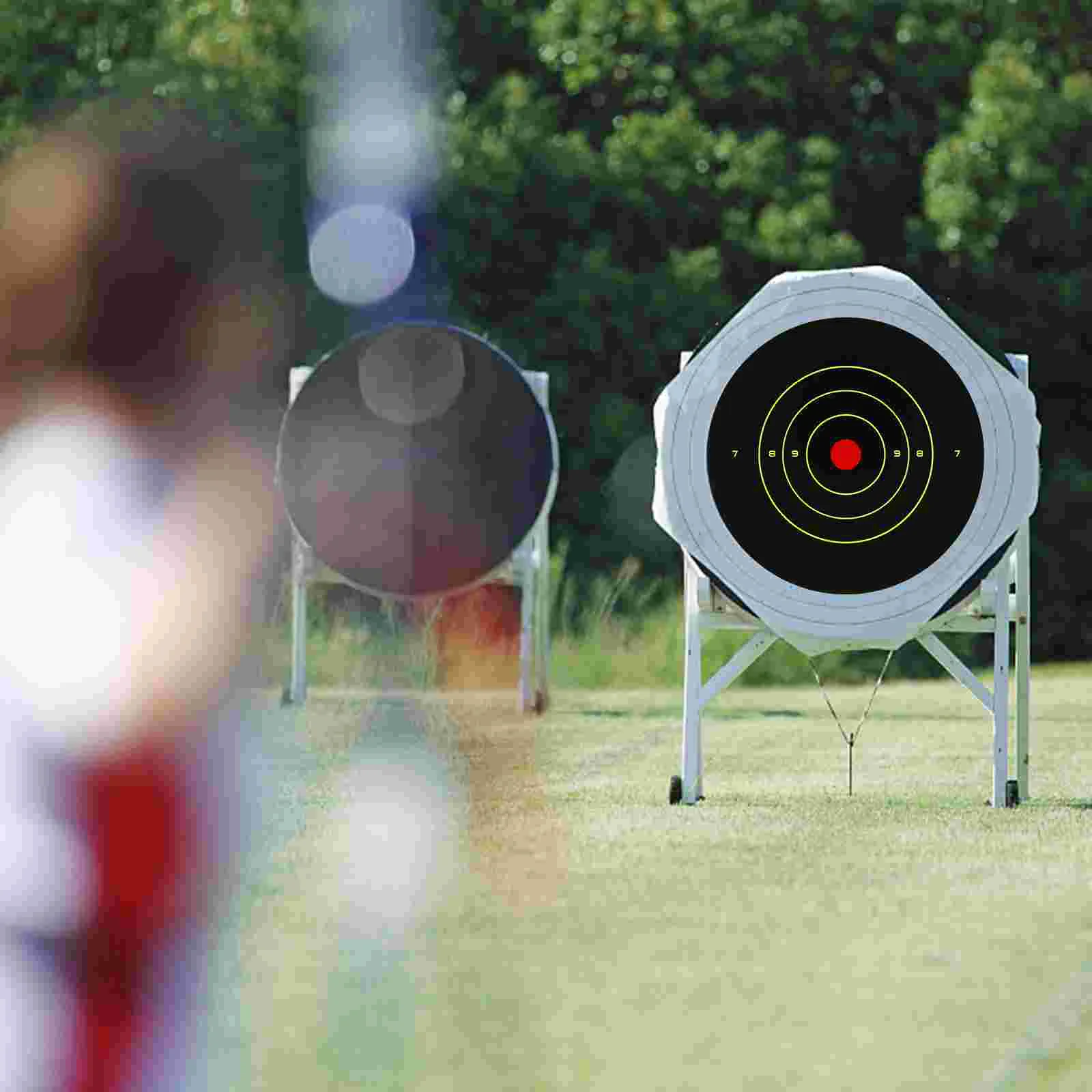 30-częściowe papierowe okrągłe naklejki na cele Samoprzylepne PCV na rozpryski zakresu