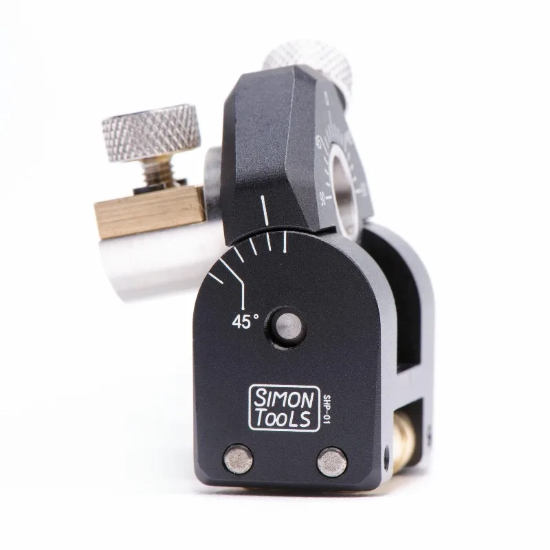 Push knife sharpener, fixed angle sharpener push knife