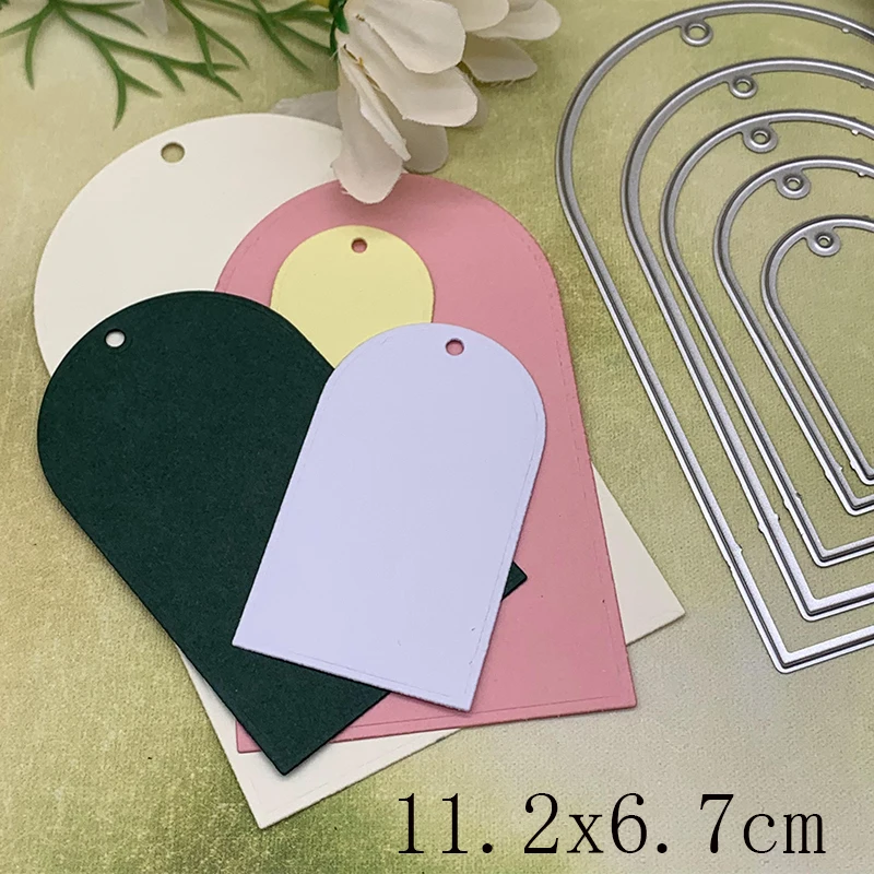 New Label tag series Metal Cutting Dies Stencils For DIY Scrapbooking Decorative Embossing Handcraft Die Cutting Template