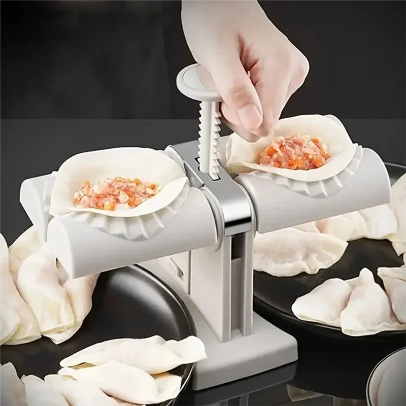 

ABHB-Fully Automatic Dumpling Machine Double-Head Dumpling Machine Pastry Making Tools Dumpling Mold