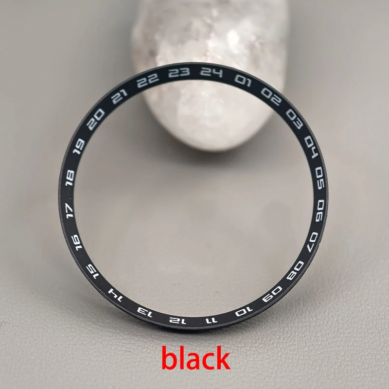 30.5 مللي متر x 27.5 مللي متر ساعة الفصل خواتم صالح SRPD SKX007 SKX009 حافظة البلاستيك الحلقة الداخلية NH35 NH36 حركة الساعات إصلاح الملحقات