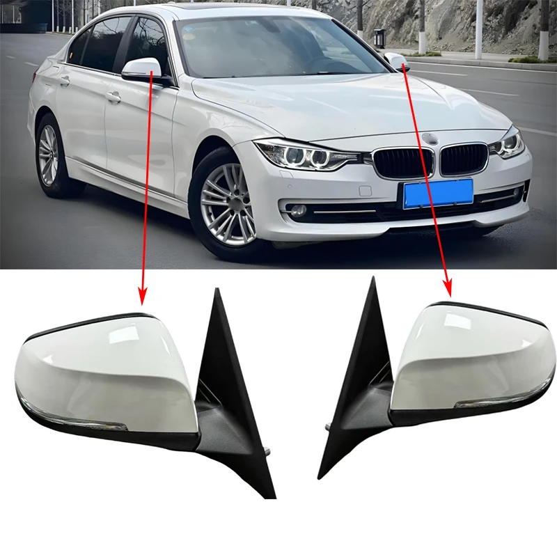 

Car Side Rearview Mirror Assembly Accessories Auto Side Mirror Electric folding Heating For BMW-3 Series F30 2011 2012-2018