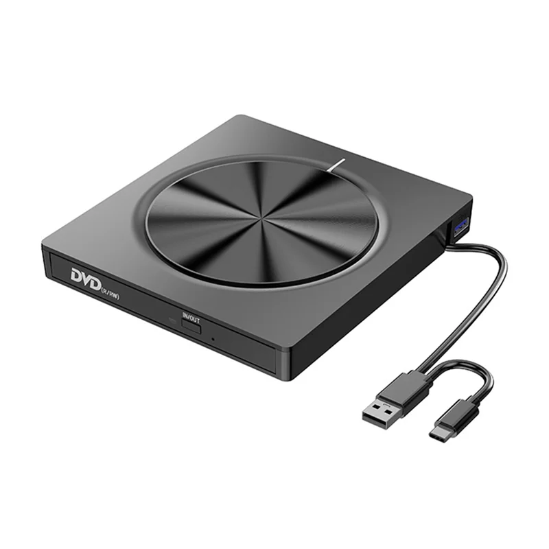 A31R-Burner Portabel Eksternal USB3.0/Tipe-C Dvd-Rw Disk Drive Optik Dvd-Rom Burner Multifungsi Dvd Drive, Tahan Lama