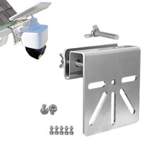 Metal Gutter Mount Bracket For Eufy SoloCam S340E30 Secure Your Solar Camera 9*8.5*3.5cm Gutter Mount Consumer Electronics