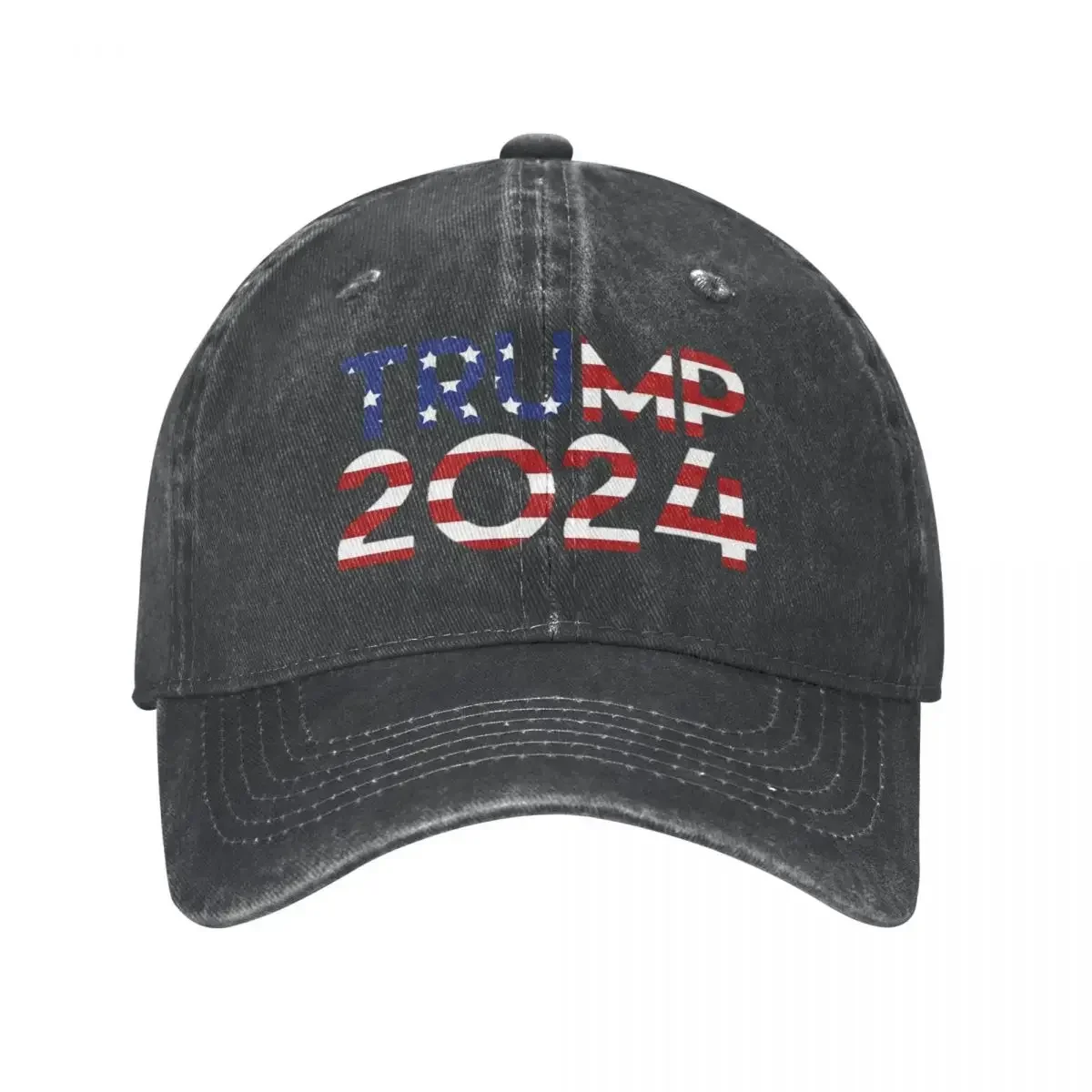 Trump 2024 US Presidential Election Baseball Caps Vintage Distressed Washed Headwear for Men Women Outdoor Summer Hats Cap