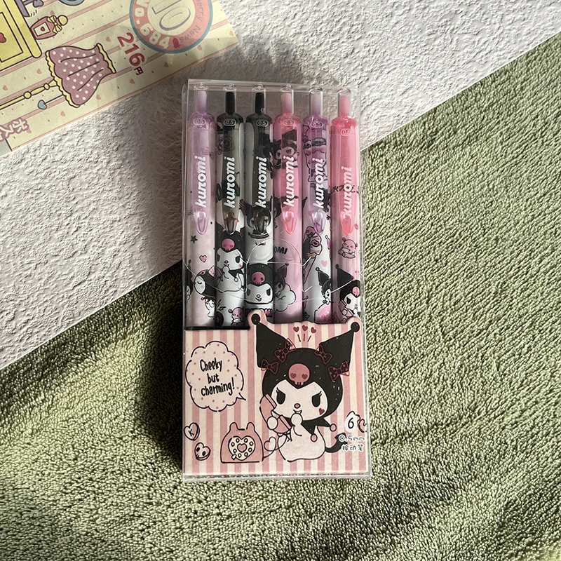 سانريو 36 قطعة سينامورول كورومي لطيف الكرتون الصحافة قلم محايد اللون 0.5 مللي متر أقلام سوداء محاصر مع قيمة جمالية عالية والتجفيف السريع #3