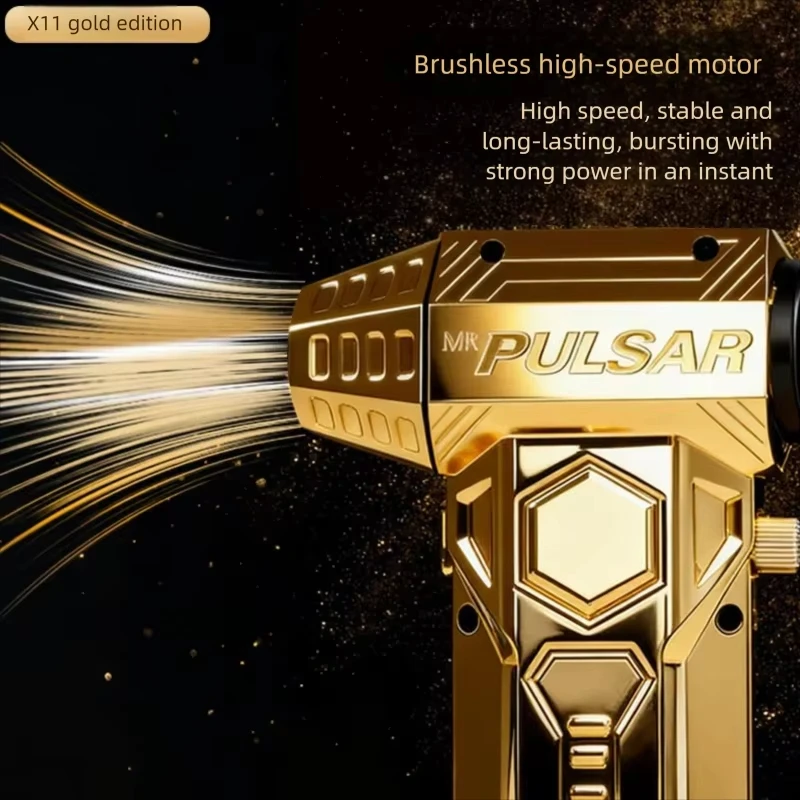 X11Pro MAX Turbojet مروحة فرش السيارات 600000 دورة في الدقيقة عالية السرعة التبريد التهوية 75 متر/الثانية الرياح 10000 مللي أمبير كفاءة تبديد الحرارة