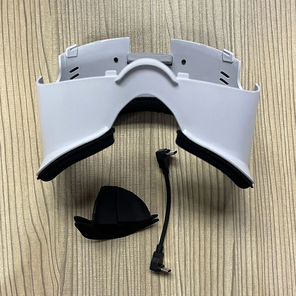 غطاء وجه مروحة تبريد VR قابل لإعادة الشحن مع أضواء RGB ووسادة أنف مضادة للتسرب لملحقات Meta Quest 3