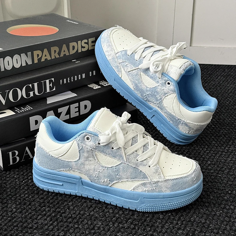 

High Quality Men's and Women's Casual Sports Shoes with Color Matching and Multi Color Options for Plus Size 35-44 Board Shoes
