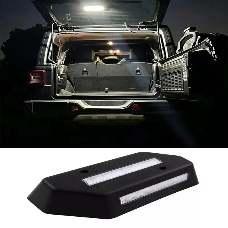 for Jeep Wrangler JL 2018-2024 Led Tailgate Reading Lights Rear Trunk Outdoor Camping Dome Light Reading Lamp Trunk Lighting
