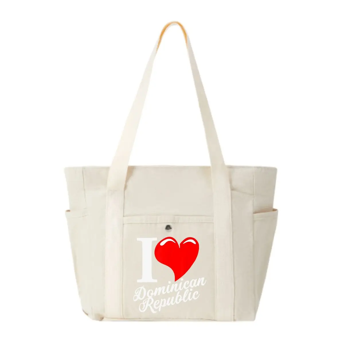 

Dominican Love Trendy Multi-Pocket Bag – Perfect for Coffee Shop Visits