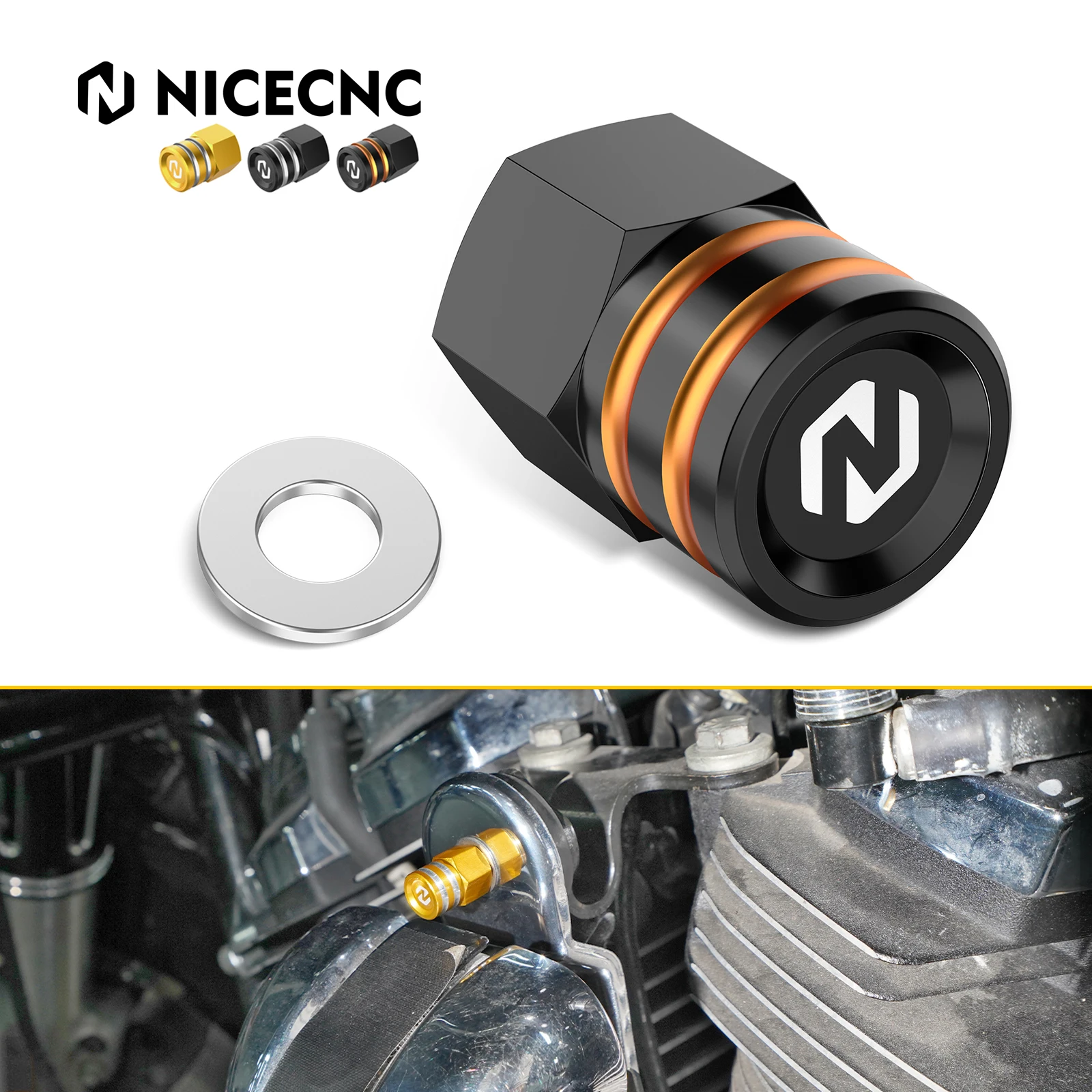 

Horn Cover Mount Nut Acorn Locknut 7549A for Harley Road King/Special CVO/Street Glide FLHX FLHXS Road Glide FLTRX FLTRXS FLD