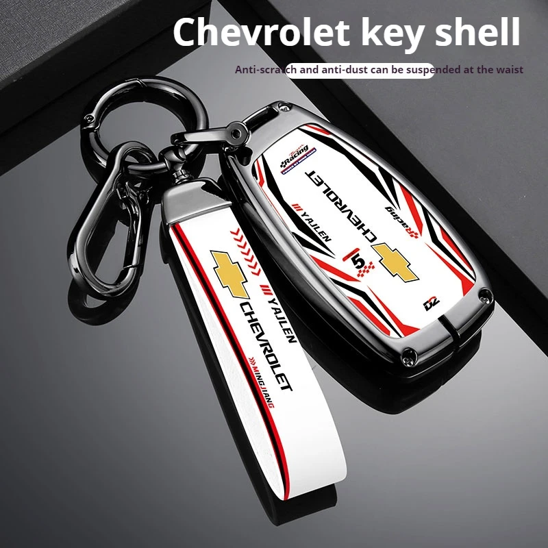 Zinc Alloy Car Key Case Cover For Chevrolet Cruze Aveo Trax Sail Malibu Captiva Prism Spark Trailblazer Blazer Camaro Traverse