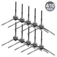 4/10-PACK Side Brushes For Vyzzle D10 For ILIFE V20 For Laresar For L10 For Roidmi Eve For ROOK S Robotic Vacuum Cleaner
