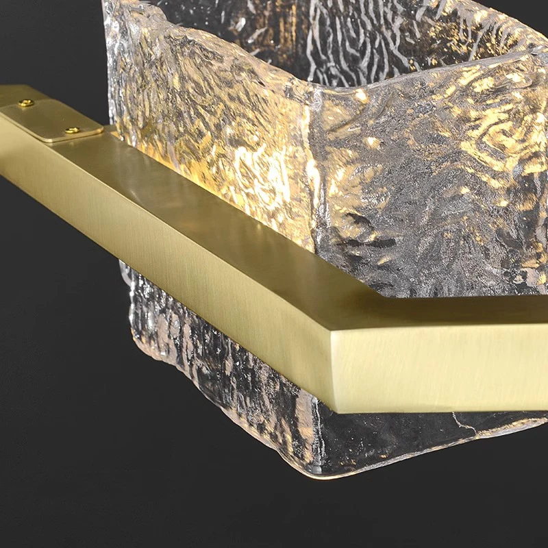 American Crystal Murano designer chandelier,lustre Brass Suspension Wire Ceiling APP with RC Dimmable for Kitchen island counter