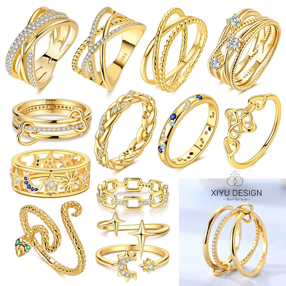 

Classic Infinite Love Rings Sparkling Love Zircon Charm Rings Women's Fashion Boutique Jewelry Making for Anniversary Gifts