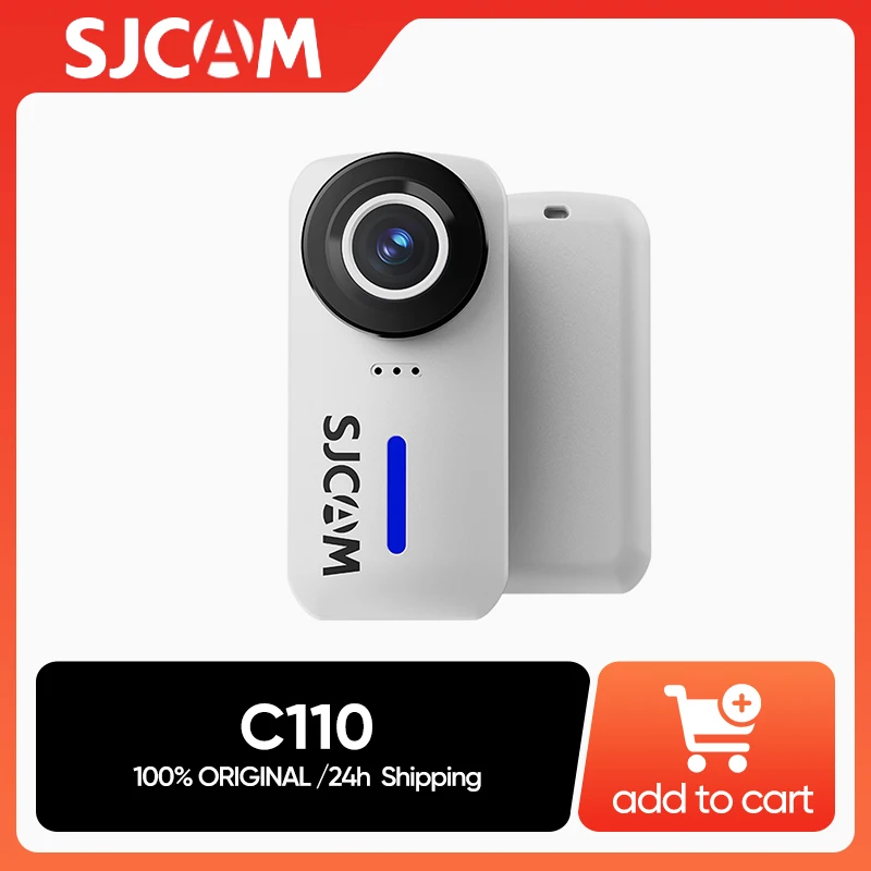 SJCAM C110 4K 30FPS Action Camera WiFi Sports Camera 125° Wide Angle Lens Anti-Shake for Outdoor Travel Camping Hiking Biking