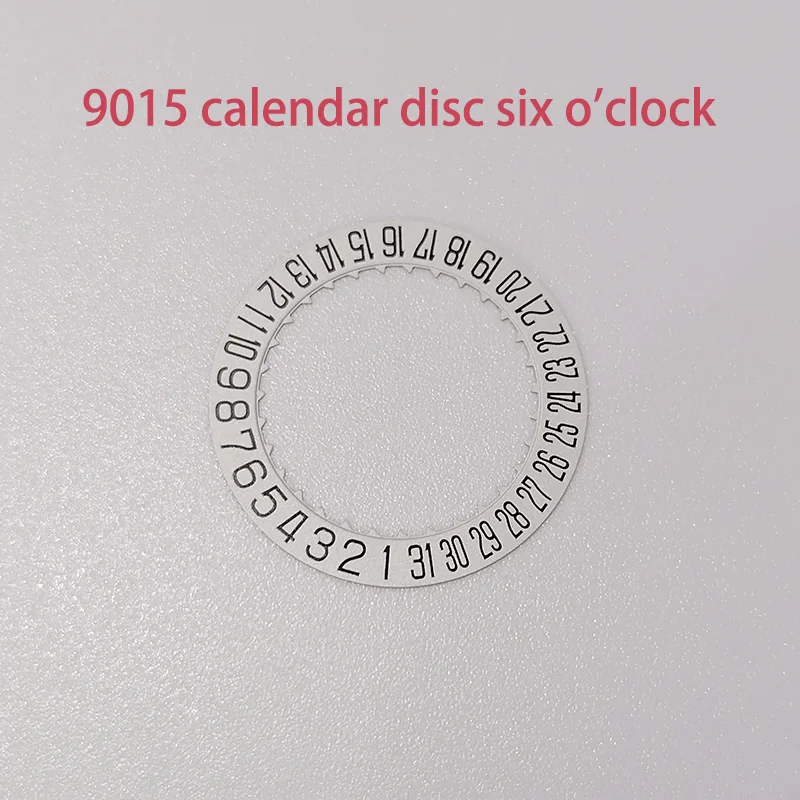 時計修理部品,カレンダーディスクの王冠,6時に,認識,9015ムーブメント,アクセサリー,新品