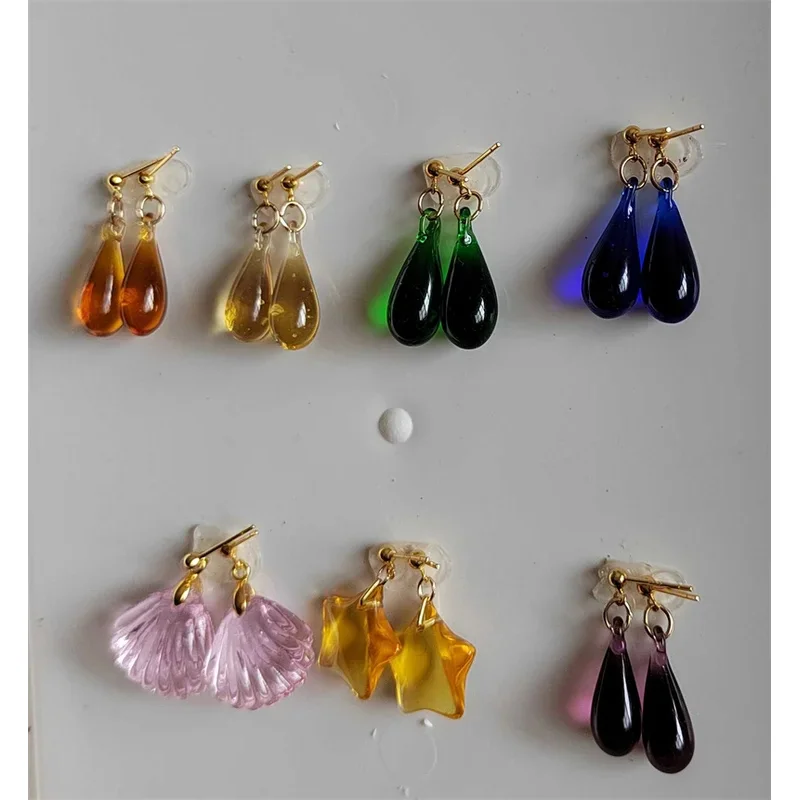 

2025 yiyi 1 Pair Mermaid Melody Pichi Pitch Hanon Houshou/Caren/Noel/Rina Touin/Seira Cosplay Earrings Costume Accessories