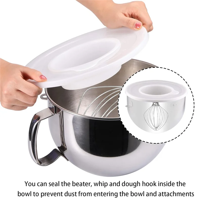 

G6-2PCS крышки чаши миксера для Kitchenaid 5,5-6QT чаши подставка для миксера брызговики крышки предотвращают разливание ингредиентов