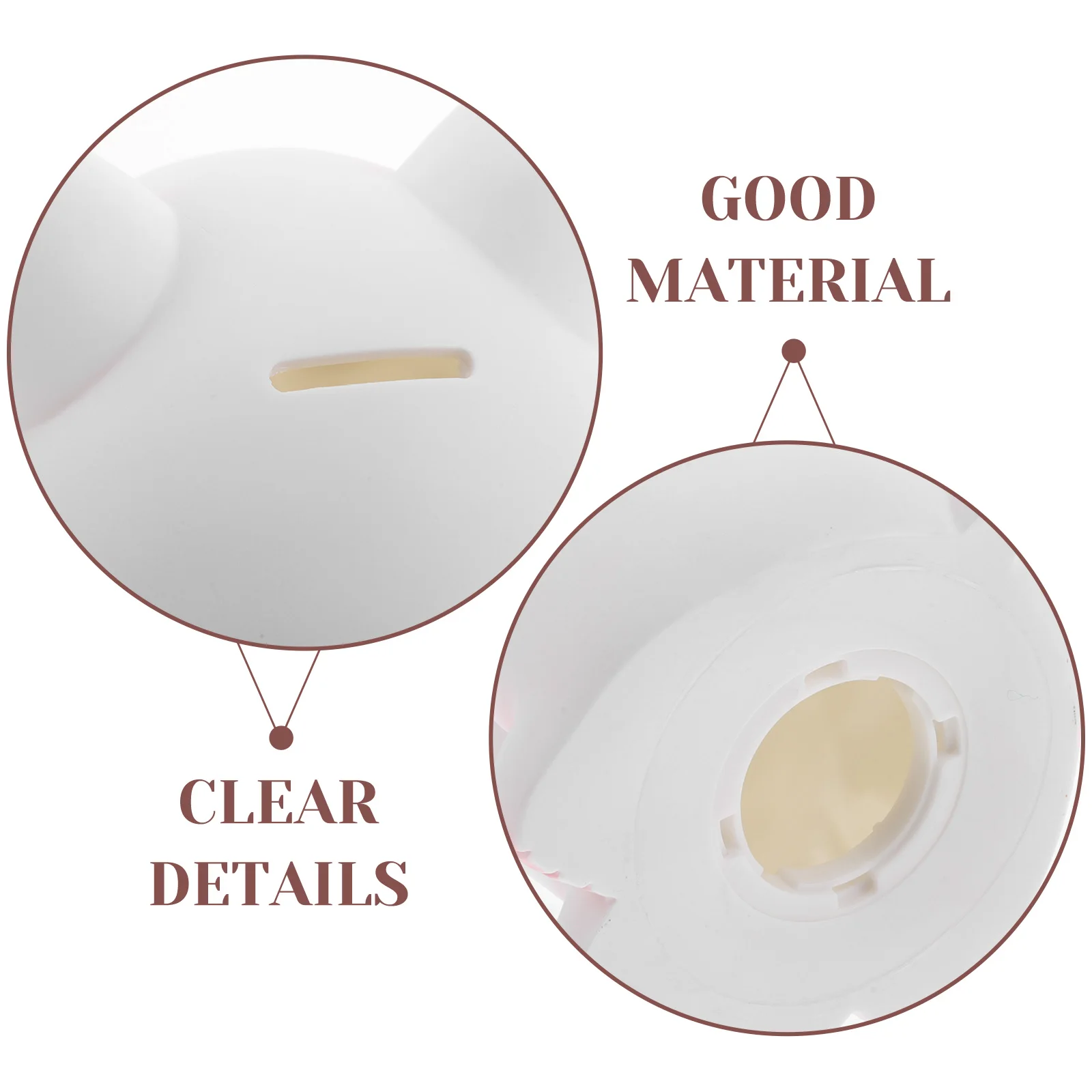 Tirelire chat créative: boîte d'épargne incassable pour enfants, Statue d'animal mignon blanc pour décoration de bureau et de maison, cadeau d'anniversaire