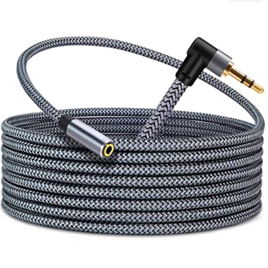 10m 15m 30m  AUX Cable 3.5mm Audio Extension Cable Jack Male to Female Headphone Cable for Car Earphone Speaker