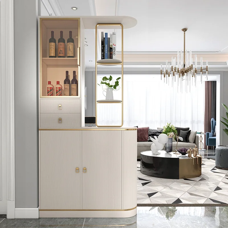 Light luxury door cabinet, living room shoe cabinet, integrated home screen partition decorative cabinet, simple modern room cab