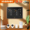 Staniot LoRa バージョン 7 インチセキュリティ警報システム WiFi 4G Tuya スマートホーム盗難キット 500 メートルの伝送距離内蔵サイレン 1